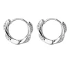 boucles d'oreilles en argent sterling 925 pour femmes, serties de zircon, beau design unique, bijoux à breloques, cadeau de mariage