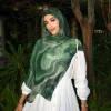2025 nouvelle aquarelle florale satin modal hijab écharpe respirant doux longue mode foulards foulard paisley imprimer musulman hijabsl