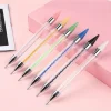 stylo à points pour sélecteur de strass, pierres précieuses à double extrémité, cristaux, goujons, crayon de cire, manucure, nail art, outil de décoration à faire soi même