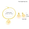 ensemble de bijoux de dubaï pour femmes, couleur or, nigeria, collier et boucles d'oreilles de luxe, bijoux pour fête de mariage, cadeau de remise de diplôme, tendance