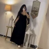 Femmes Abaya Robe moyen-orient Sexy lâche or glands taille haute longue Robe Maxi Femmes Abaya Robe moyen-orient Sexy lâche or glands taille haute longue Robe Maxi