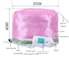 bonnet en satin pour femmes, outil de coiffure, traitement thermique des cheveux, protection contre la vapeur, casque de soins chauffant, cuisson nourrissante réglable