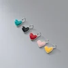 925 breloques en argent coeur pendentif breloques bricolage pendentif collier accessoires bijoux argent 925 coloré
