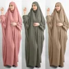 robe hijab à capuche pour femme musulmane, vêtement de prière, couverture complète, niqab, ramadan, vêtements islamiques