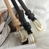 ceinture pour femmes minimaliste à la mode ceinture mince haut de gamme authentique décontracté polyvalent aiguille bouton ceinture avec jupes jean dame ceintures nouveau