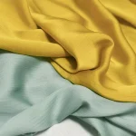 Robe en mousseline de soie crêpe brillante, écharpe en Satin soyeux, tissu Hijab, robe d&rsquo;été de mariage, fabrication de jupes