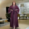 femmes musulmanes abaya robe islamique dubaï modeste caftan eid prière vêtements vintage renaissance arabe flare à manches longues maxi robe