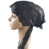 turban en dentelle florale pour femmes musulmanes, bonnets arabes islamiques, chapeau de chimio, vêtements de sauna, chapeau hijab, longue queue, ramadan, casquette, nouveau