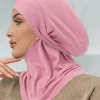 sangle instantanée jersey hijab sous capuchon hijabs pour femme femmes musulmanes hijab casquette couverture complète bandeau écharpe islam turban