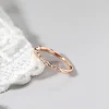 bagues fines tendance pour femmes, incrustées de zircone, délicates, anneaux assortis, cadeau à la mode pour filles, bijoux dzr021