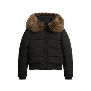 Manteaux en coton à capuche pour femme, fausse fourrure moelleuse, fermeture éclair, vêtements d&rsquo;extérieur Vintage, tendance, chaud, décontracté, vêtements chics d&rsquo;extérieur pour femmes, automne