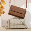sac à bandoulière chic pour femme – porte monnaie pour téléphone compact avec fentes pour cartes sécurisées – sac à main élégant pour une commodité en déplacement