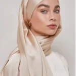 Foulard Hijab en Satin de soie pour femmes musulmanes, voile, châles, médias islamiques, foulard en soie, mode musulmane, vêtements islamiques, Ramadan