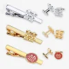 boutons de manchette en alliage, double bonheur, mot heureux, pince à cravate de mariage traditionnel chinois, bouton de manches de marié rouge de bénédiction