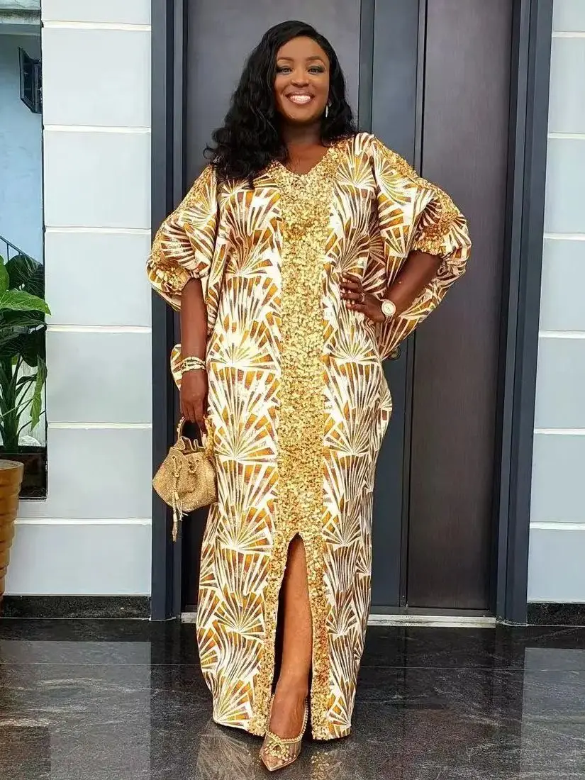 Abayas pour femmes dubaï luxe 2025 Robe de mode musulmane africaine Caftan Marocain robes de soirée Boubou Robe Djellaba Femme Abayas pour femmes dubaï luxe 2025 Robe de mode musulmane africaine Caftan Marocain robes de soirée Boubou Robe Djellaba Femme