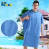 Peignoir à langer à séchage rapide, serviette de bain absorbante à capuche, pour natation et Fitness, Super absorbant