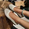 femmes bout rond chaussures plates couleur unie tricoté sans lacet chaussures décontracté respirant ballerines femmes chaussures plates mocassins femmes