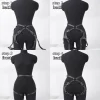 femmes mode ceinture femme style de rue jambe harnais ceinture cuisse jarretière gothique décontracté sauvage décoration ceintures vêtements accessoires