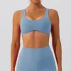 soutien gorge de yoga avec ajustement serré, absorption d'humidité, évacuation de la sueur, haute élasticité, respirabilité et sensation nue
