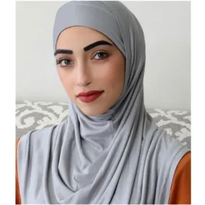 Hijab musulman en coton doux pour femme, écharpe de tête commandée avec tube intérieur, sous-écharpe, casquette à capuche, jersey Amira, document solide, 2 pièces