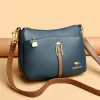 véritable haute qualité en cuir souple femmes sac à main tendance concepteur femme sac à bandoulière décontracté épaule messager sacs à main 2025
