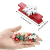 mini clips de noël en bois, 50 pièces, épingles en bois festives pour suspendre des photos, décorations de mariage, cadeaux de fête, ornements d'arbre de noël