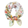 100% naturel véritable foulard en soie mode dame petit cou foulard femme bandana foulards pour femmes hijab châle enveloppes foulard