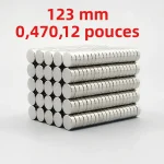 50/100 pièces aimants rectangulaires 12X3mm, aimants à barre longue, aimants miniatures. Convient aux sciences, les bibliothèques d&rsquo;outils, les laboratoires