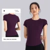 chemise de sport de plein air pour femmes, vêtements de yoga, t shirt de fitness, de course à séchage rapide, haut d'entraînement, vêtements de sport féminins, vêtements d'exercice