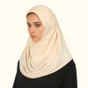 turban musulman en coton couverture complète casquettes islamiques sous écharpe intérieure casquette hijab pour femmes foulard long châle enveloppement cou tête bonnet chapeau