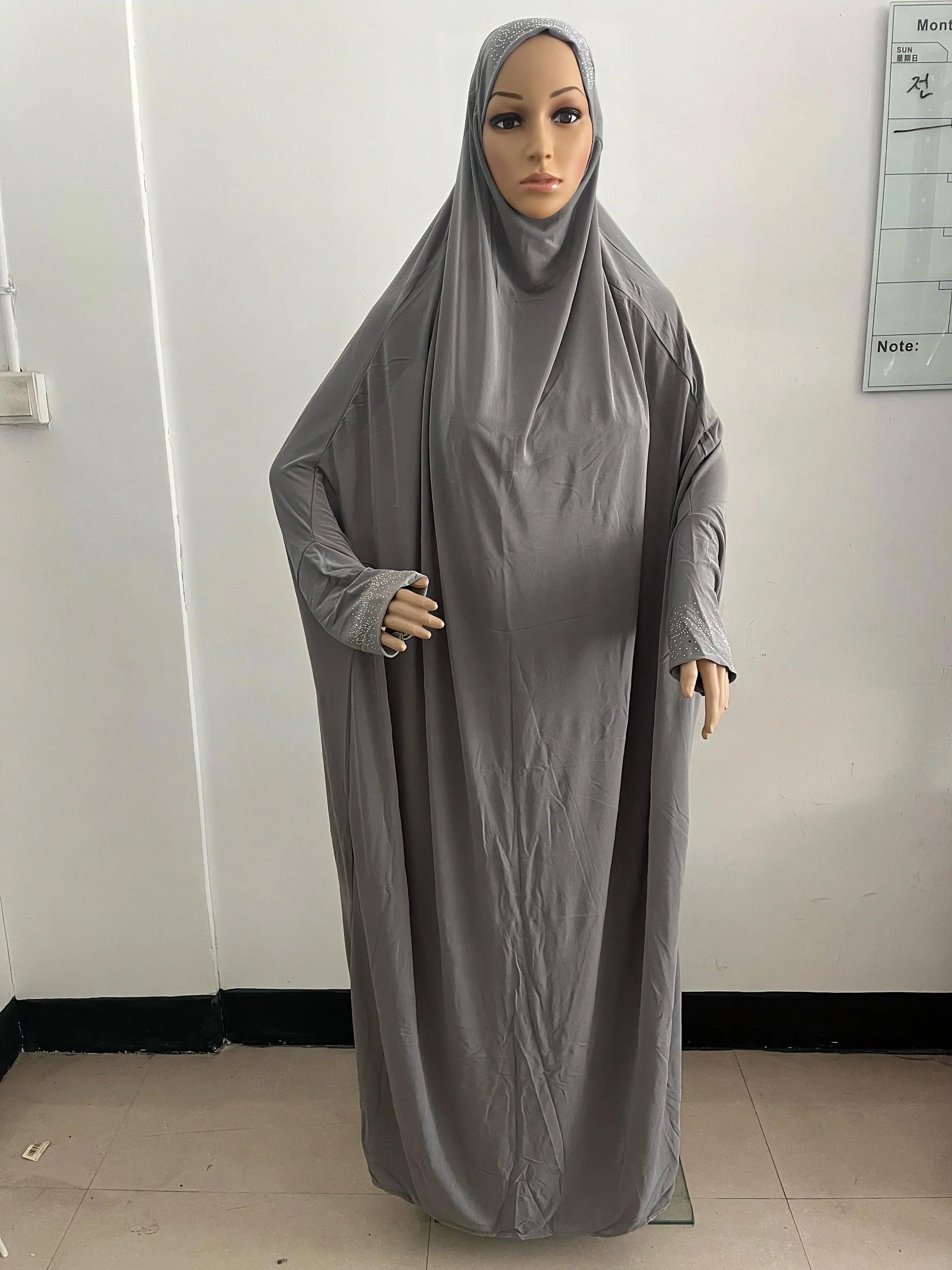 H098 taille libre Robe musulmane prier Khimar caftan Burqa Abaya Robe Hijab moyen-orient vêtements