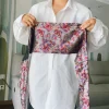 ceinture japonaise haori kimono entremiobi, tissu jacquard de brocart réglable, ceinture de chemise, décoration de robe, ceintures de smoking enveloppées sur la poitrine