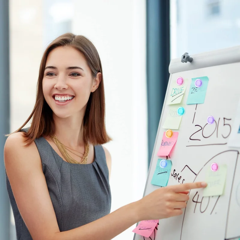 aimants de tableau blanc, tableau d'affichage rond, aimants de réfrigérateur de planification, boutons magnétiques recouverts de plastique, aimants pour l'école et le bureau