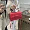 sac à main en cuir pu de bonne qualité pour femmes, sac à bandoulière de couleur unie, petit fourre tout pour femmes et filles