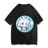 arona t shirt à manches courtes blue archive pour hommes et femmes, harajuku, anime cartoon graphic, kawaii tee shirt, unisex casual, y2k clothing