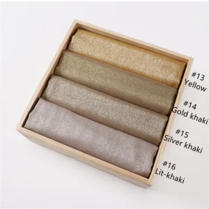 2025 Abaya femmes voile or couleur unie musulman foulard châles et enveloppes paillettes Pashmina Bandana femme Foulard Hijab