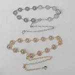 Ceinture longue à boucle réglable en or pour femmes, chaîne de corps, mode pour femmes, Vintage, métal ajouré