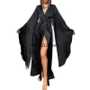 Abaya ouvert femmes musulmanes robes de maison chemise de nuit Robe à lacets Jalabiya maroc dubaï Abayas caftan Eid robes arabe longue Robe