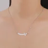 kkjoy – pendentif épée islamique en acier inoxydable, colliers musulmans, bijoux religieux, cadeau pour hommes et femmes