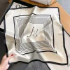 2025 nouvelle écharpe 100% soie bandana femmes foulards carrés mûrier printemps haute qualité bandeau hijab châles foulard foulard