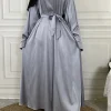 abaya modeste ramadan musulman de mode maxi robe turquie caftan vêtements islamiques musulman pour les femmes robe hijab caftan robes