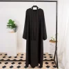 abayas musulmanes pour femmes, kaftans, robe de prière maxi longue avec ceinture, manches longues, vêtements islamiques, jilbabs, robes de ramadan