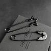 Grands épingles rétro pour vêtements, épingles de sûreté en métal, pour robe en jean, écharpe, épingles réglables, accessoires
