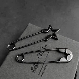 Grands épingles rétro pour vêtements, épingles de sûreté en métal, pour robe en jean, écharpe, épingles réglables, accessoires