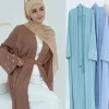 ramadan lune brodé abaya kimono damen dubaï luxe 2025 islam caftan musulman robe modeste kebaya caftan abayas pour les femmes