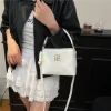 sac seau pour femme – espaceuse tenue multidirectionnelle (à main/épaule/à bandoulière), design à lettres tendance avec compartiment intérieur