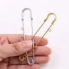 Épingles de sûreté droites, grande broche avec 4 trous, bricolage, résultats de bijoux, accessoires, fournitures de couture, 10 pièces