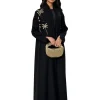 eid abaya femmes robe musulmane broderie fête jalabiya ramadan long cardigan abayas robes largos robe arabe maroc caftan