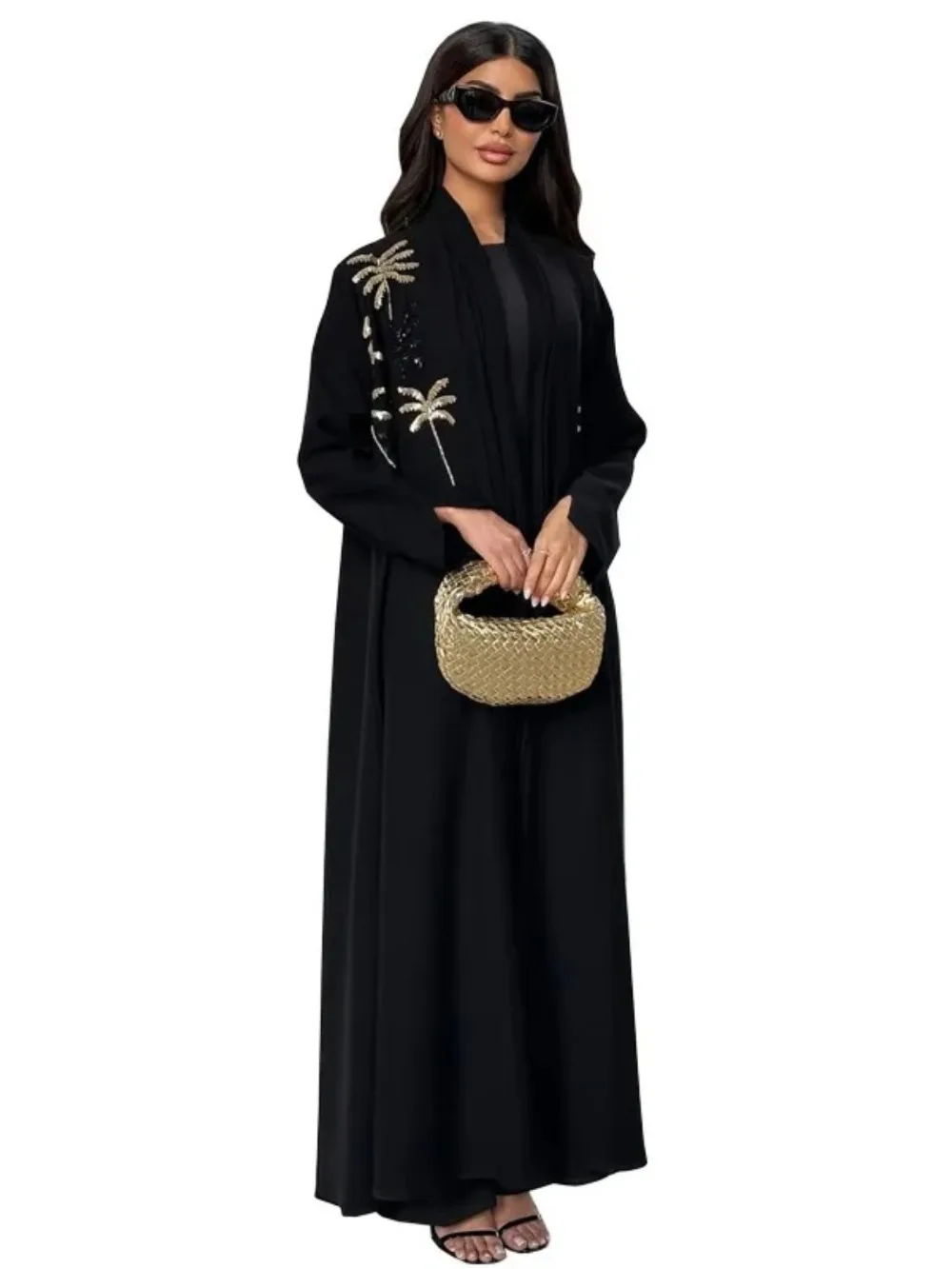 eid abaya femmes robe musulmane broderie fête jalabiya ramadan long cardigan abayas robes largos robe arabe maroc caftan