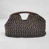 sac à main tissé en chaîne pour femmes, élégant, sac à bandoulière en paille, sac de plage en raphia à la mode, nouveau sac polyvalent d'été pour femmes